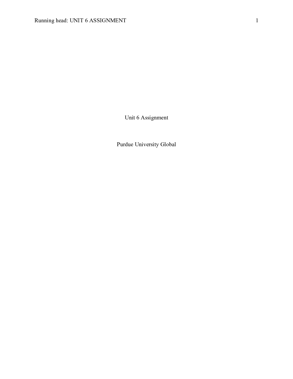 Preview image of CS204 U6 Assignment.docx    Unit 6 Assignment  Purdue University Global    Unit 6 Assignm document